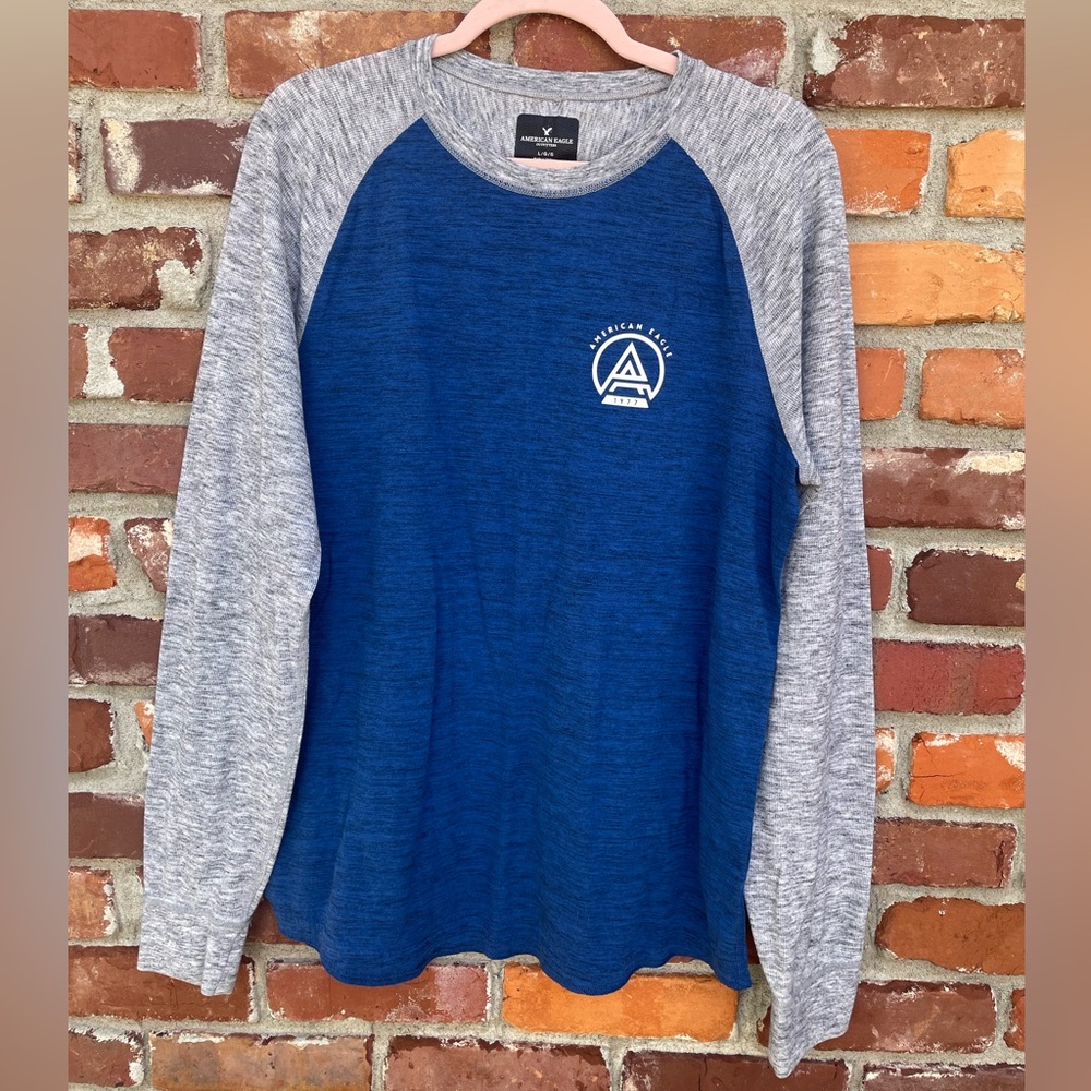 American Eagle Outfitters Gray Knit Top
